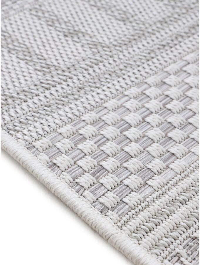 Carpetfine Vloerkleed Boho 100 ook als loper verkrijgbaar robust vlakweefsel sisal look uv-bestendig buitenruimte - Foto 6