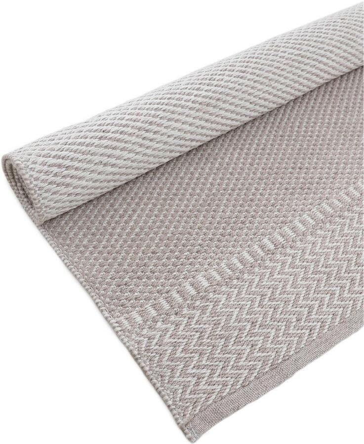 Carpetfine Vloerkleed Frida 205 Omkeerbaar tapijt 100% gerecycled materiaal (PET) vlakweefsel sisal uitstraling