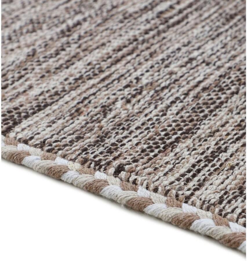 Carpetfine Vloerkleed Kelim Azizi ook als loper verkrijgbaar Katoenen tweezijdig te gebruiken kleed met franje woonkamer - Foto 2