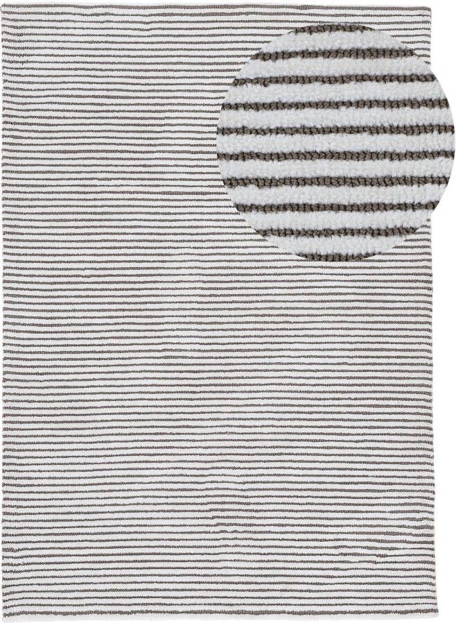 Carpetfine Vloerkleed Holly 5 gestreept hoog-laag structuur woonkamer - Foto 8