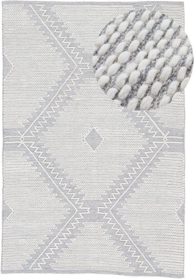Carpetfine Vloerkleed Kelim Durry Handgeweven geometrisch hoog-laag effect handgeweven 100% katoen - Foto 8