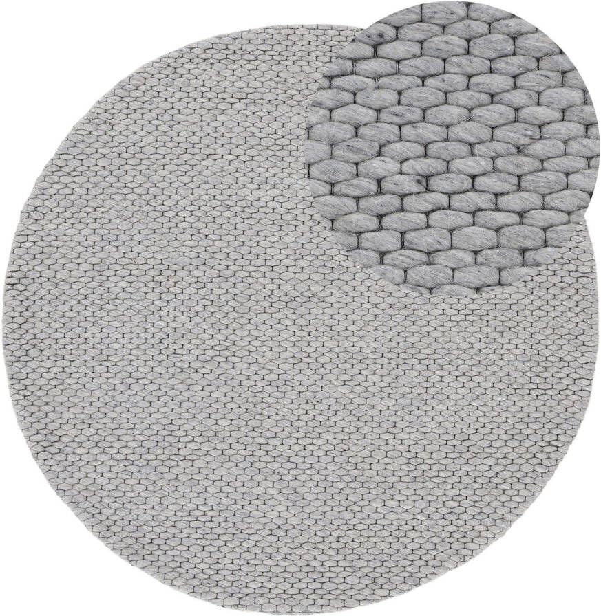 Carpetfine Wollen kleed Sina grove structuur tijdloos design 100% wol woonkamer - Foto 7