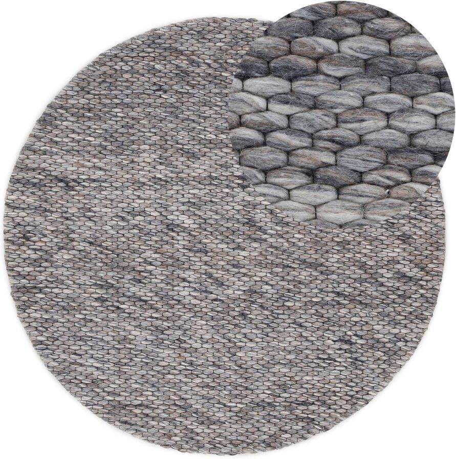 Carpetfine Wollen kleed Sina grove structuur tijdloos design 100% wol woonkamer - Foto 7