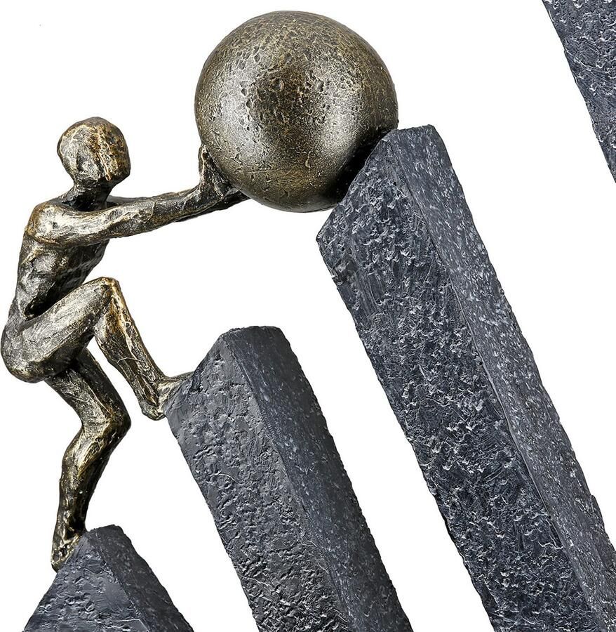 Casablanca by Gilde Decoratief figuur Beeld Vooruit met bal (1 stuk)