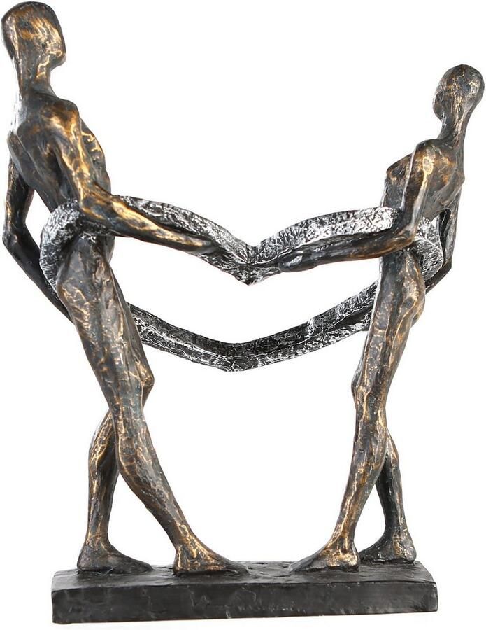 Casablanca by Gilde Decoratief figuur Sculptuur Connected Decoratief object hoogte 31 cm met teksthanger woonkamer (1 stuk) - Foto 2