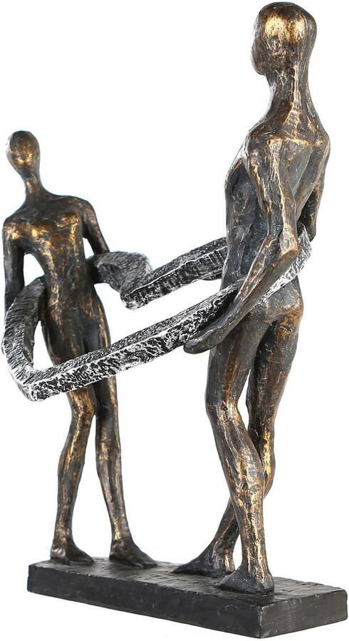 Casablanca by Gilde Decoratief figuur Sculptuur Connected Decoratief object hoogte 31 cm met teksthanger woonkamer (1 stuk) - Foto 3