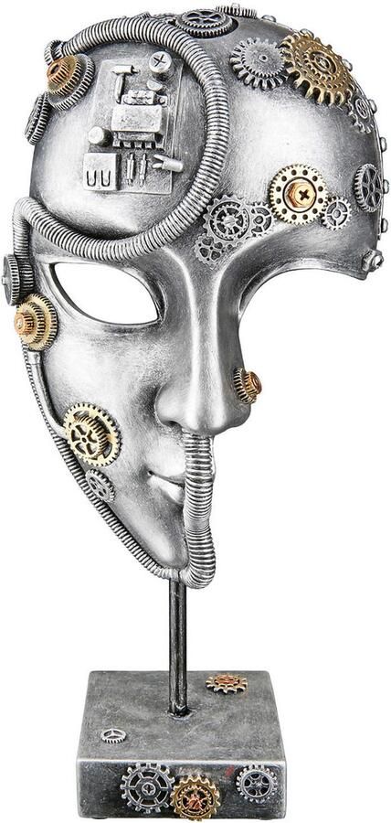 Casablanca by Gilde Decoratief figuur Sculptuur "Steampunk gezicht" (1 stuk) - Foto 2