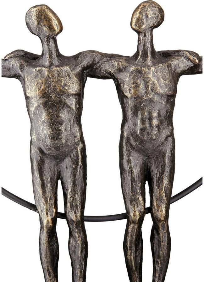 Casablanca by Gilde Decoratief figuur Sculptuur two men (1 stuk)