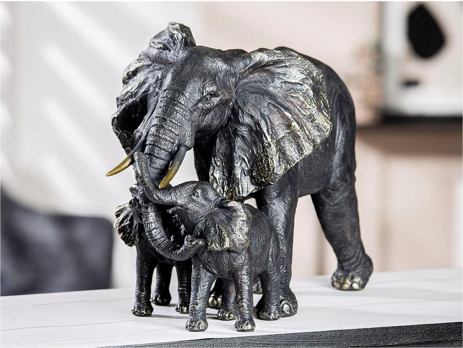 Casablanca by Gilde Dierfiguur Figuur olifantenfamilie (1 stuk) - Foto 4