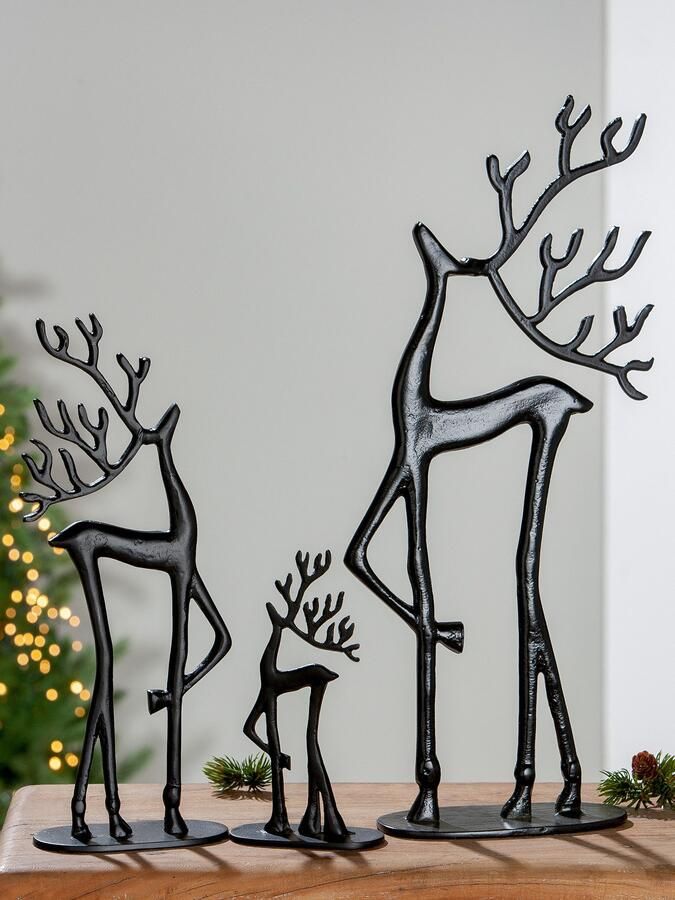 Casablanca by Gilde Dierfiguur Standrelief "Reindeer" (1 stuk) - Foto 2