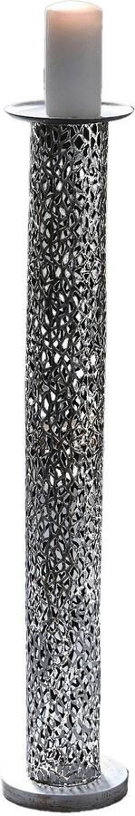 Casablanca by Gilde Kaarsenstandaard Kaarsenhouder Purley Ø ca. 15 cm Stompkaarsenhouder van metaal 1-vlamig (1 stuk) - Foto 3