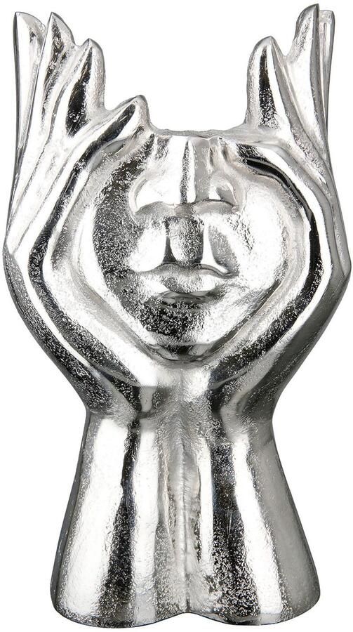 Casablanca by Gilde Siervaas Pose van aluminium niet waterdicht hoogte ca. 30 cm met vilten glijders alleen voor decoratieve doeleinden geschikt (1 stuk) - Foto 3