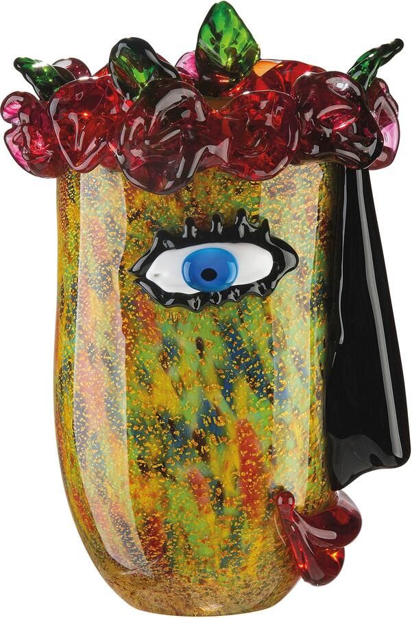 Casablanca by Gilde Tafelvaas Floro decoratieve vaas van glas bloemenvaas (1 stuk) - Foto 5