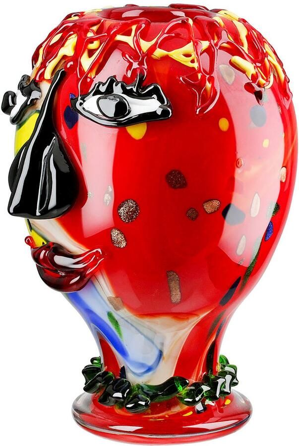 Casablanca by Gilde Tafelvaas Gezichtvaas Andrew meerkleurig H.29 cm (1 stuk) - Foto 5