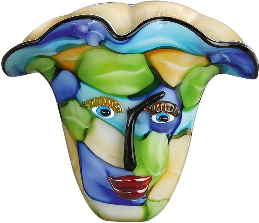 Casablanca by Gilde Tafelvaas Visto hoogte ca. 31 cm decoratieve vaas van glas bloemenvaas (1 stuk) - Foto 2