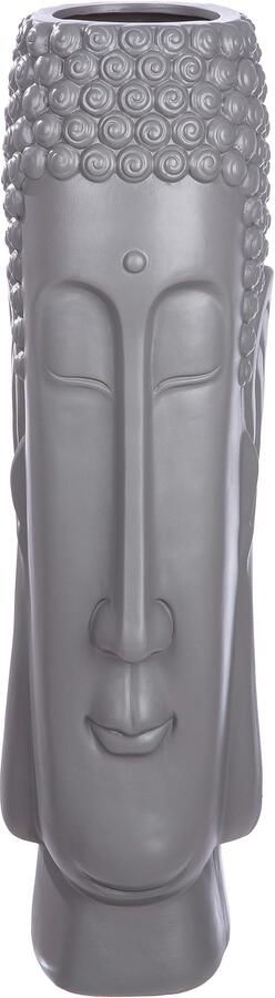 Casablanca by Gilde Vloervaas Bodenvase "Buddha" grijs (1 stuk) - Foto 3