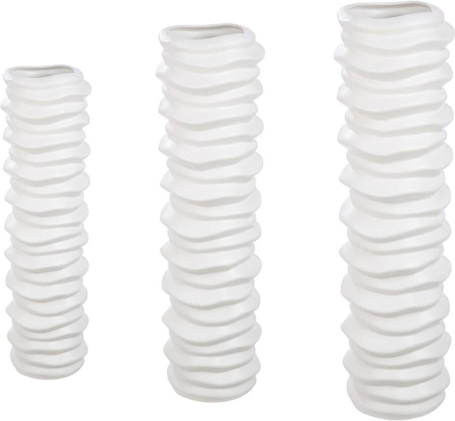 Casablanca by Gilde Vloervaas Bodenvase "Rillo" (1 stuk)