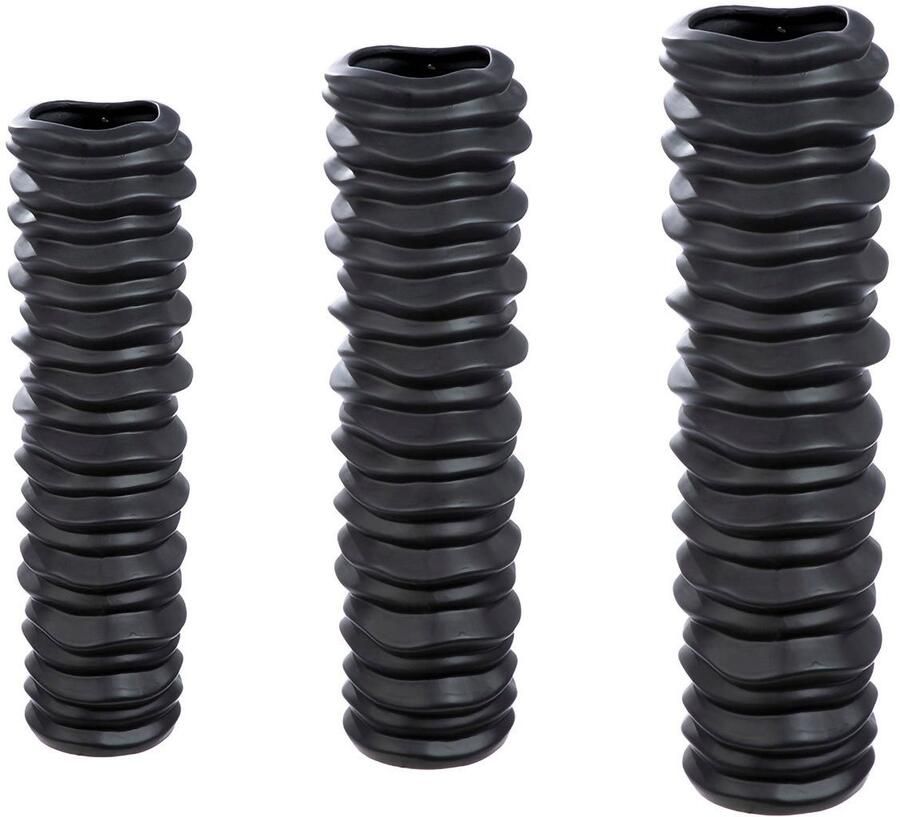 Casablanca by Gilde Vloervaas Bodenvase "Rillo" (1 stuk)