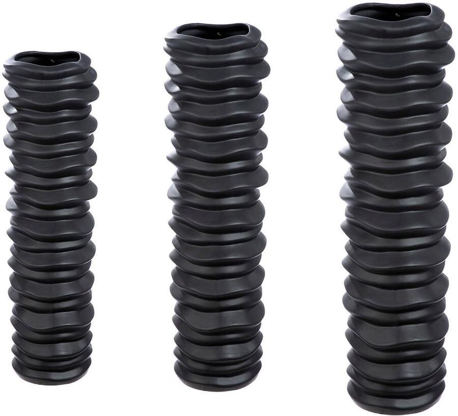 Casablanca by Gilde Vloervaas Bodenvase "Rillo" (1 stuk)