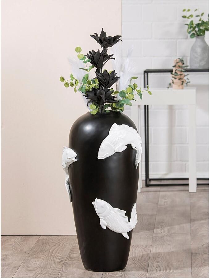 Casablanca by Gilde Vloervaas Vaas "Koi" (1 stuk) - Foto 2