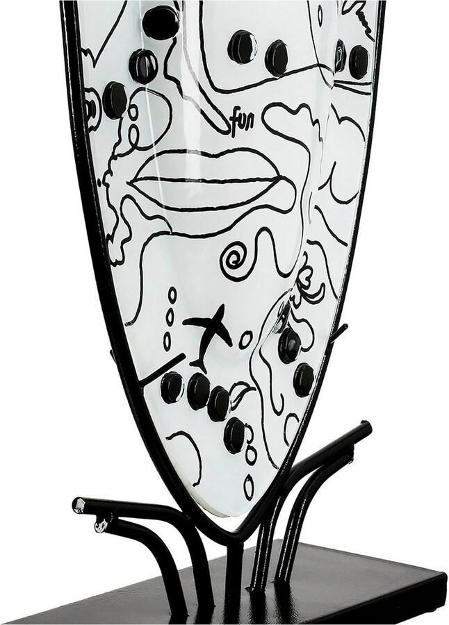 Casablanca by Gilde Vloervaas Vaas Modern Art wit H.49 cm (1 stuk) - Foto 4