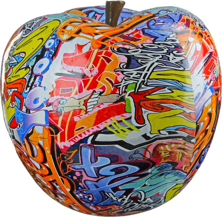 Casablanca by Gilde Decoratief object Apfel Street Art (1 stuk) - Foto 2