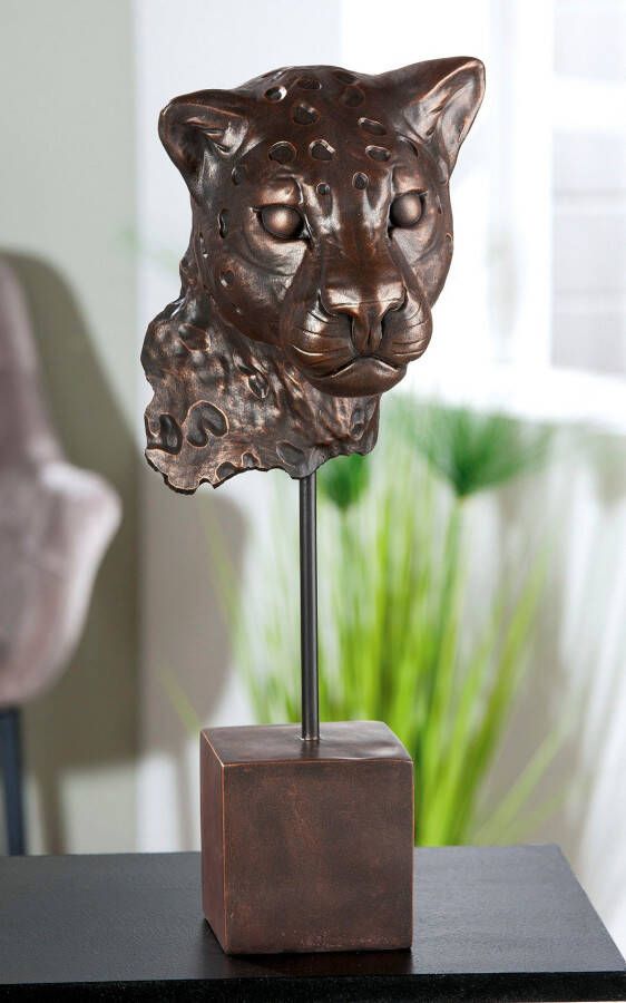 Casablanca by Gilde Decoratief figuur Leopard Antique (1 stuk) - Foto 4