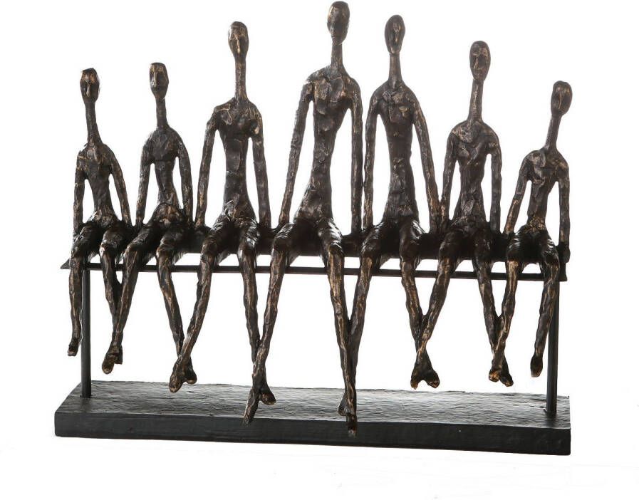 Casablanca by Gilde Decoratief figuur Sculptuur community Decoratief object hoogte 35 cm met teksthanger woonkamer (1 stuk)