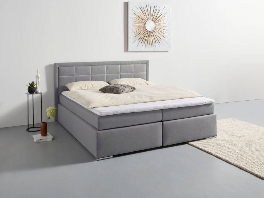 COLLECTION AB Boxspring Athena naar keuze met bedkist incl. topmatras bij uitvoering met matras in hardheden h2 h3 h4