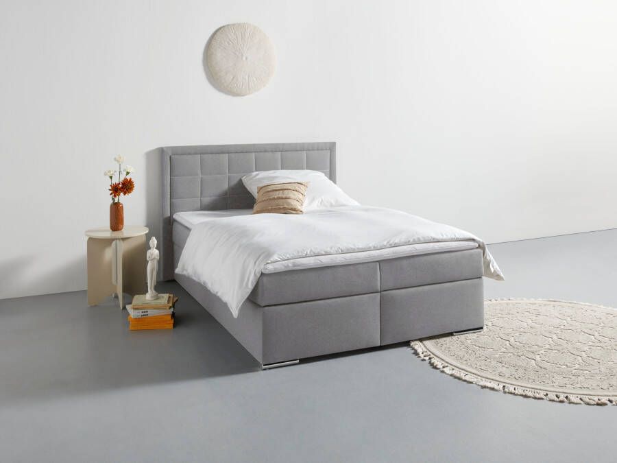 COLLECTION AB Boxspring Athena naar keuze met bedkist incl. topmatras bij uitvoering met matras in hardheden h2 h3 h4