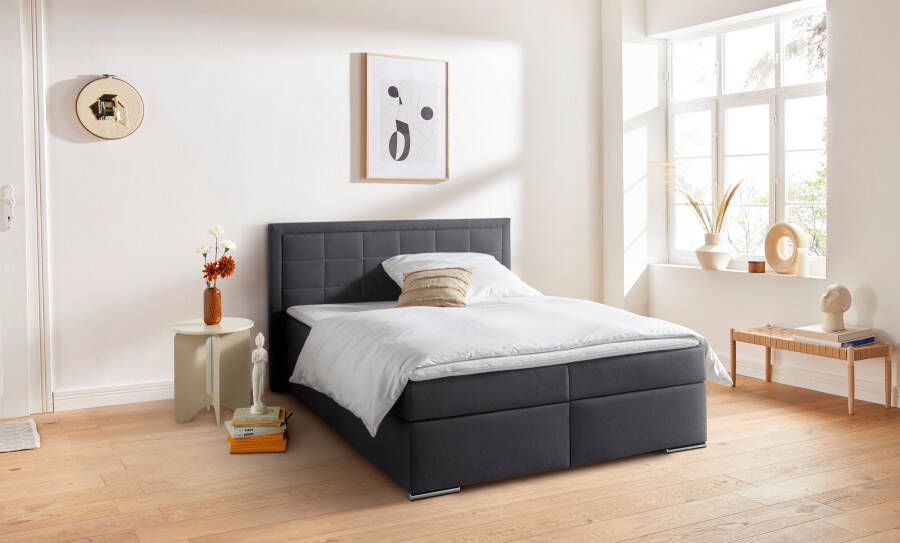 COLLECTION AB Boxspring Athena OTTOs Choice Topseller optioneel met bedkist inclusief topper bij uitvoering met matras in hardheden h2 h3 h4 - Foto 15