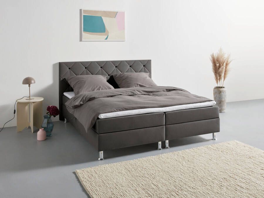 COLLECTION AB Boxspring Sarina Inclusief topmatras naar keuze met bedkist in H2 H3 en H4 - Foto 14