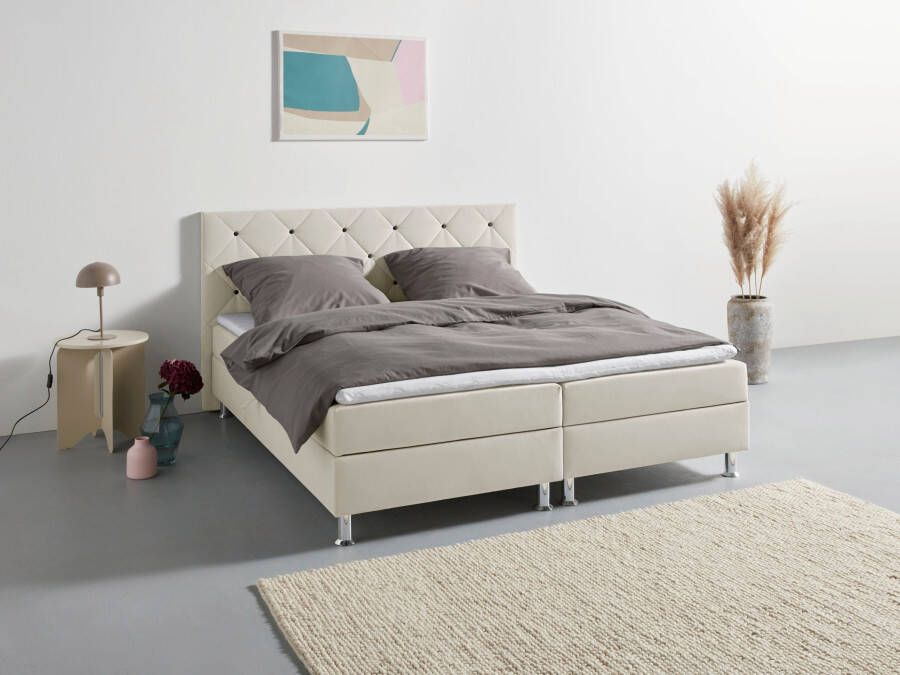 COLLECTION AB Boxspring Sarina Inclusief topmatras naar keuze met bedkist in H2 H3 en H4 - Foto 13