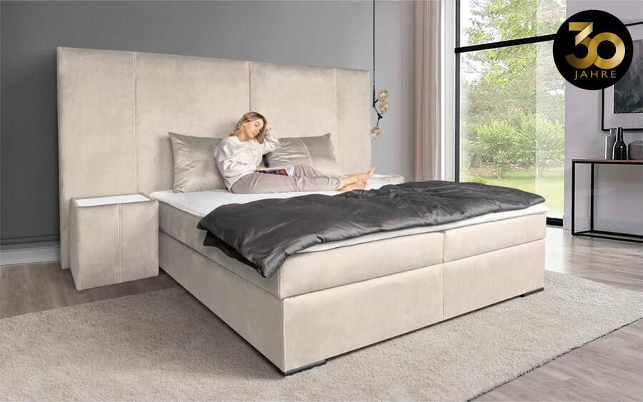 COLLECTION AB Boxspring 30 jaar jubileum model BIG incl. topmatras & bedkist naar keuze h2 h3 h4 - Foto 5