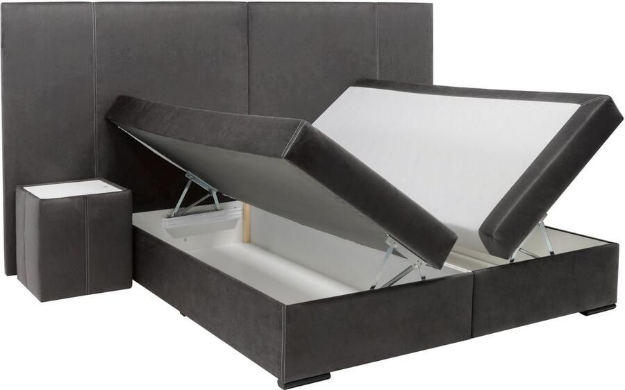 COLLECTION AB Boxspring 30 jaar jubileum model BIG incl. topmatras & bedkist naar keuze h2 h3 h4 - Foto 3