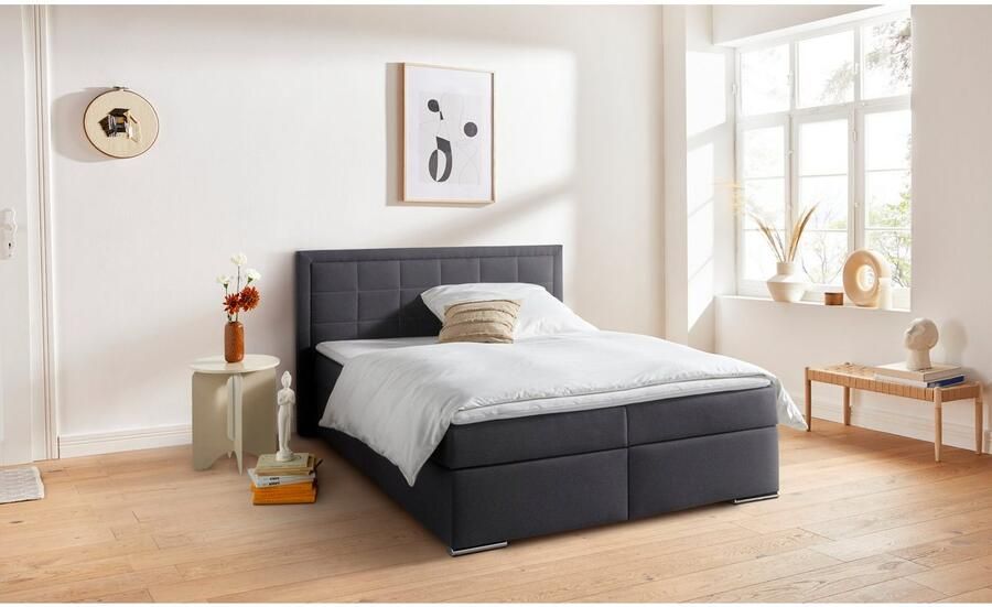 COLLECTION AB Boxspring Athena OTTOs Choice Topseller optioneel met bedkist inclusief topper bij uitvoering met matras in hardheden h2 h3 h4 - Foto 12