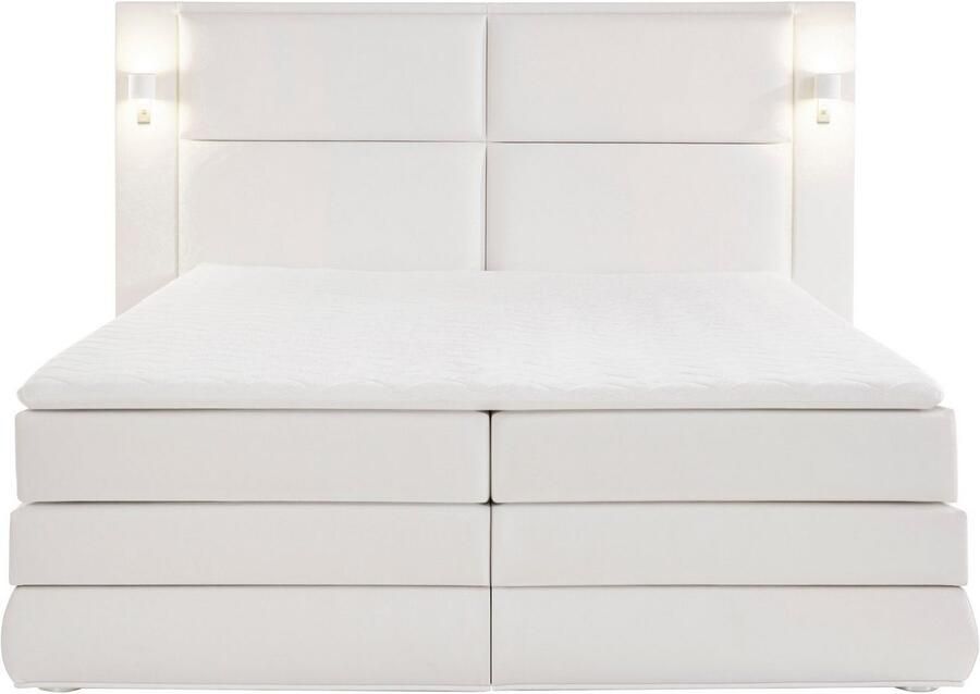 COLLECTION AB Boxspring Copenhagen inclusief bedkist topmatras naar keuze met ledverlichting - Foto 8