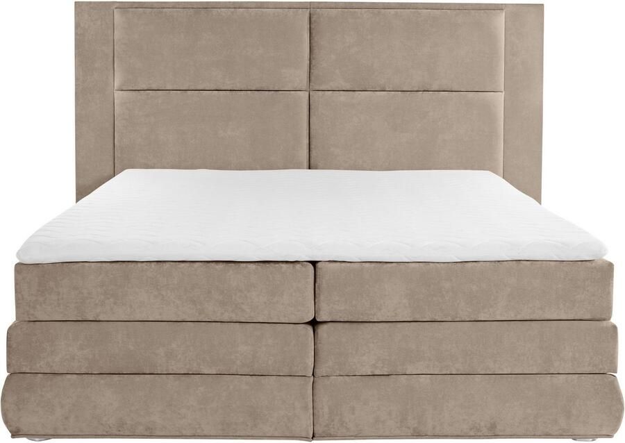 COLLECTION AB Boxspring Copenhagen inclusief bedkist topmatras naar keuze met ledverlichting - Foto 7