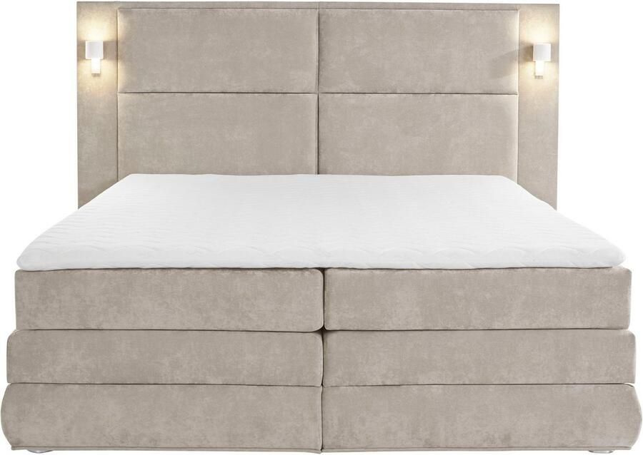 COLLECTION AB Boxspring Copenhagen inclusief bedkist topmatras naar keuze met ledverlichting - Foto 7