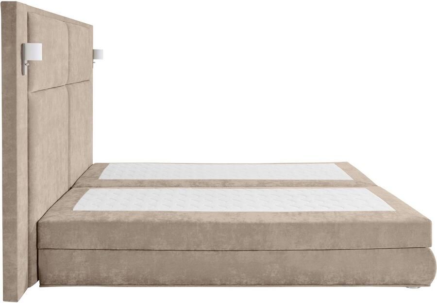 COLLECTION AB Boxspring Copenhagen inclusief bedkist topmatras naar keuze met ledverlichting - Foto 10