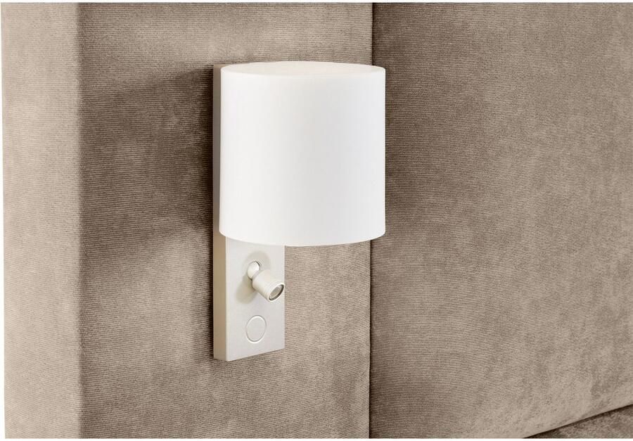 COLLECTION AB Boxspring Copenhagen inclusief bedkist topmatras naar keuze met ledverlichting - Foto 9