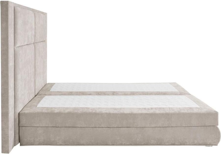 COLLECTION AB Boxspring Copenhagen inclusief bedkist topmatras naar keuze met ledverlichting - Foto 9