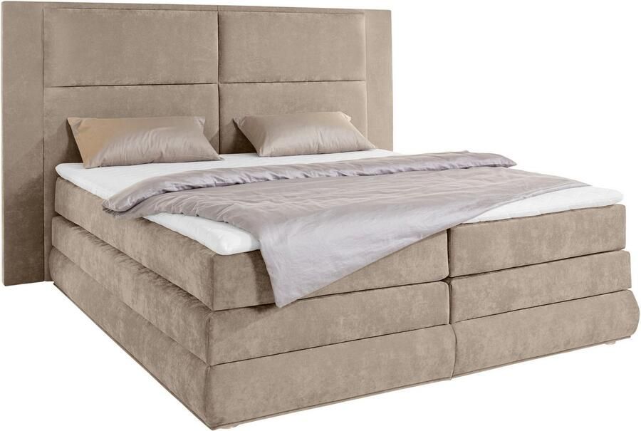 COLLECTION AB Boxspring Copenhagen inclusief bedkist topmatras naar keuze met ledverlichting - Foto 11