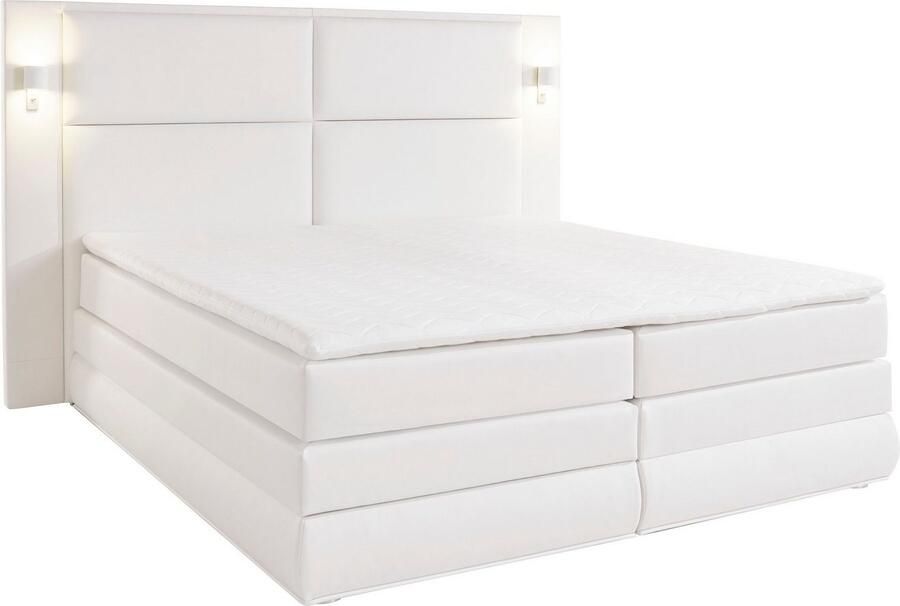 COLLECTION AB Boxspring Copenhagen inclusief bedkist topmatras naar keuze met ledverlichting - Foto 11