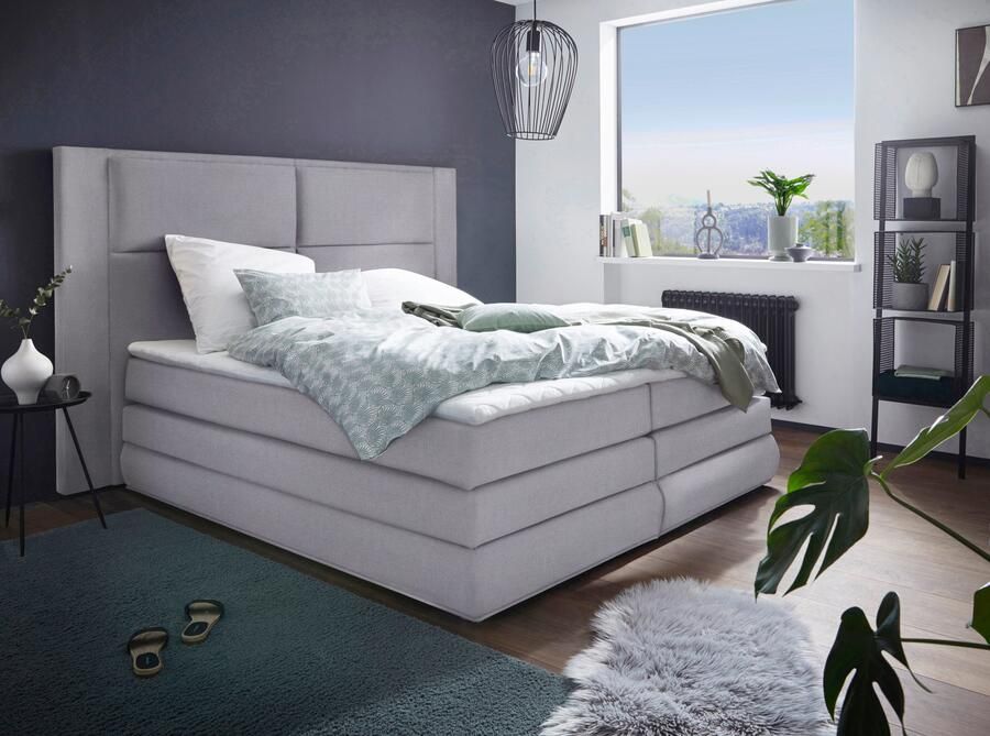 COLLECTION AB Boxspring Copenhagen inclusief bedkist topmatras naar keuze met ledverlichting - Foto 5