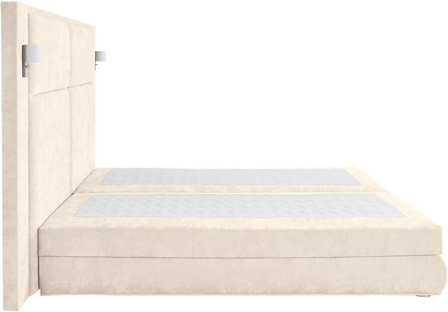 COLLECTION AB Boxspring Copenhagen inclusief bedkist topmatras naar keuze met ledverlichting - Foto 10