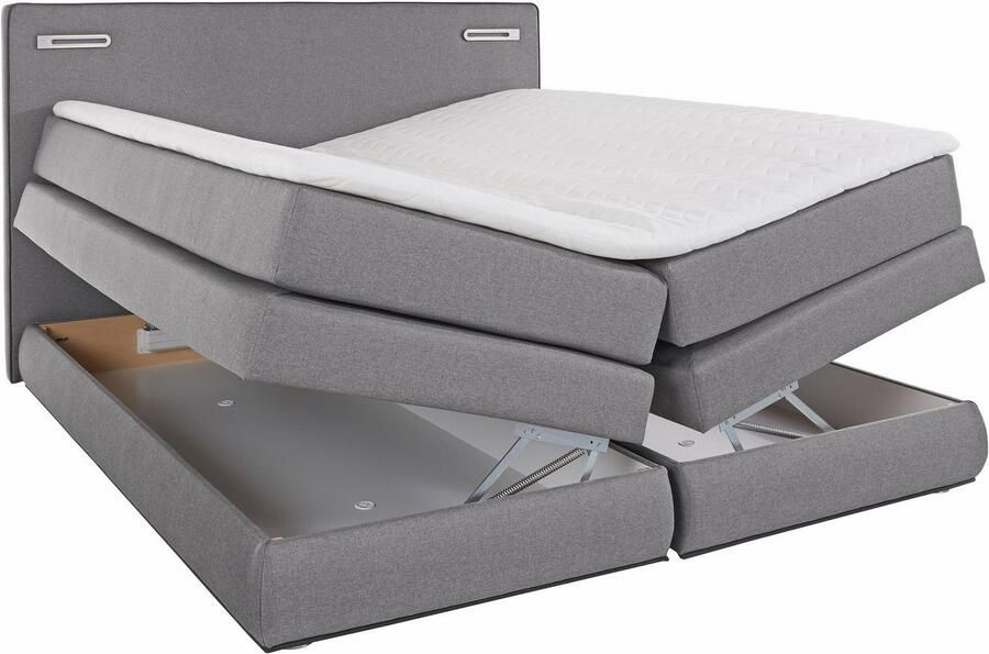 COLLECTION AB Boxspring Ninoni incl. bedlade topper en optioneel met led-verlichting - Foto 15