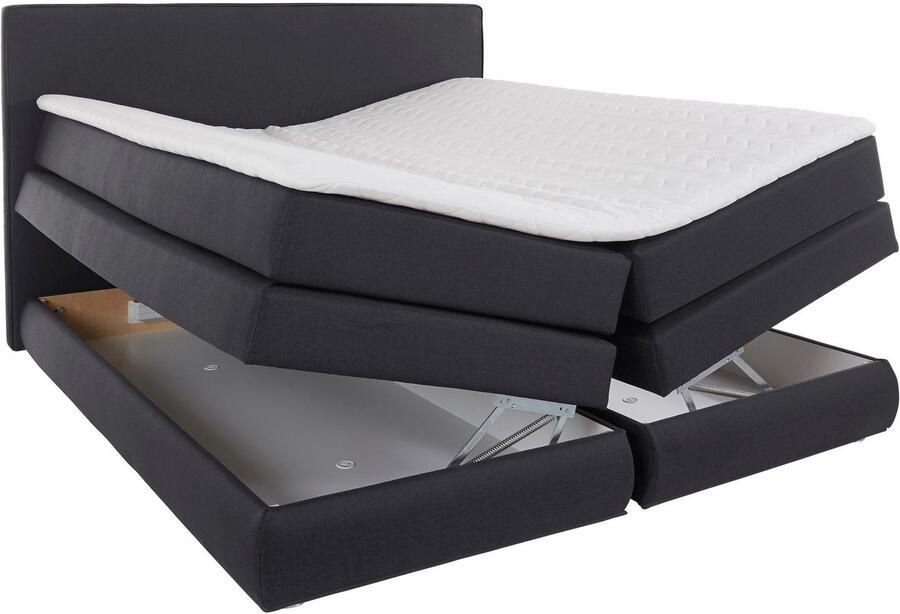 COLLECTION AB Boxspring Ninoni incl. bedlade topper en optioneel met led-verlichting - Foto 9