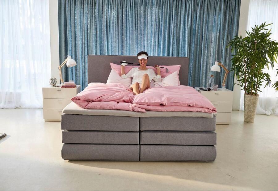 COLLECTION AB Boxspring Ninoni incl. bedlade topper en optioneel met led-verlichting - Foto 6