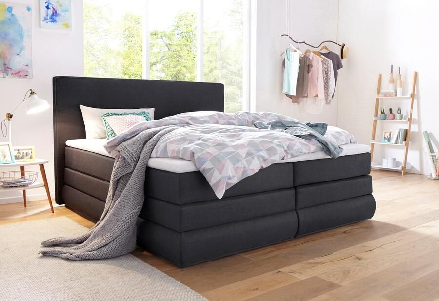 COLLECTION AB Boxspring Ninoni incl. bedlade topper en optioneel met led-verlichting - Foto 5